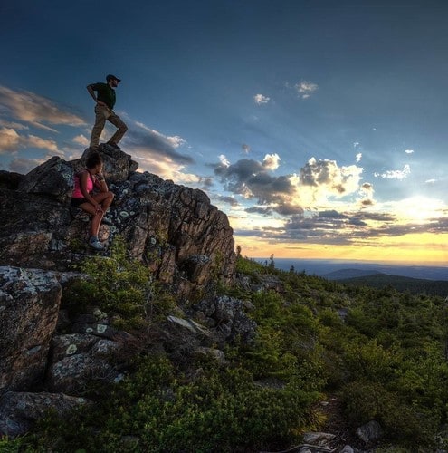 La porte d'entrée du mont Carleton